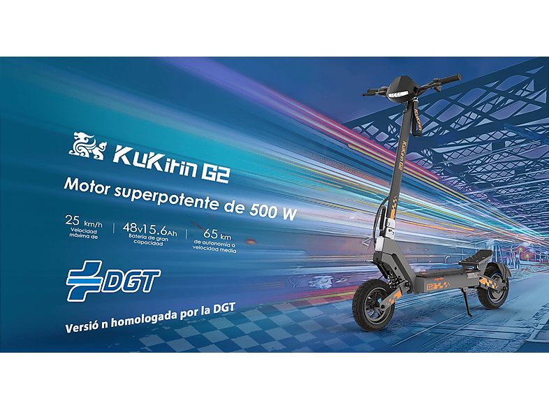 Patinete eléctrico - Kukirin G2 VMP, negro (ref. 178437858)