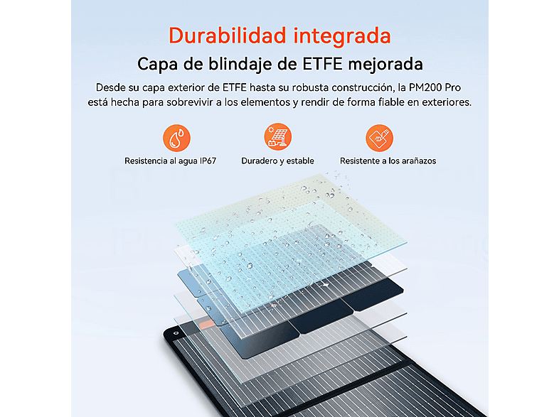 Panel solar portátil - Oscal PM200 Pro, 200 W