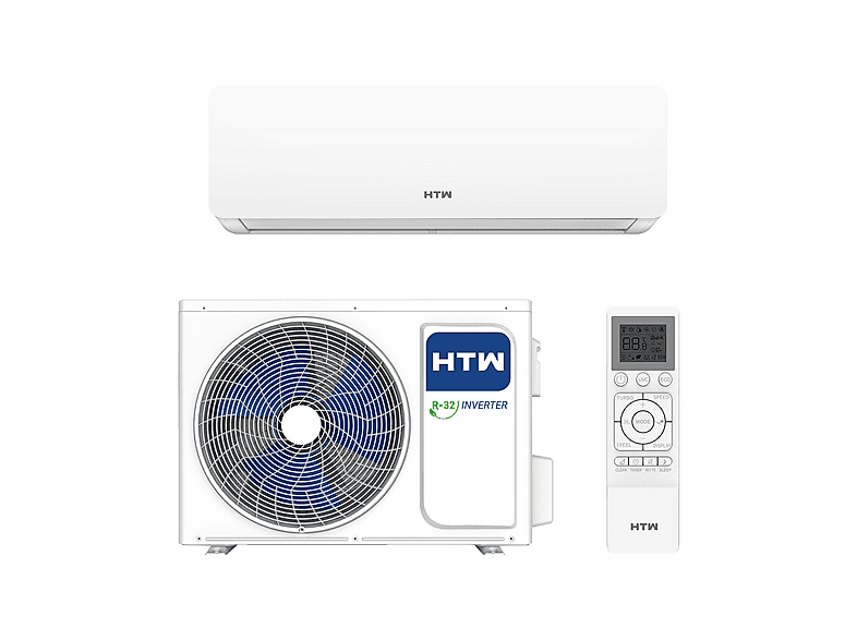 Aire acondicionado Split 1x1 - Htw IX75 4.0 DC Inverter 3,5kW 3020 frigorías Wifi included, blanco
