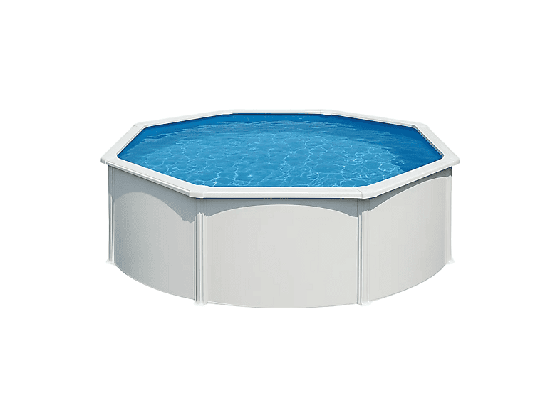 Piscina elevada - Gre Wet circular chapa blanca depuradora 300x120, MULTICOLOR