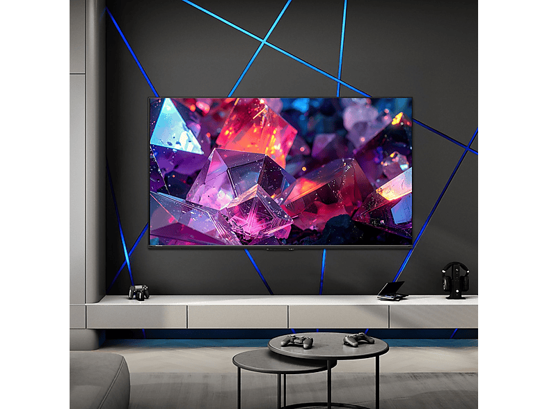 TV QLED 43" - Hisense 43E7S PRO, QLED 4K, Smart TV, DVB-T2 (H.265), Black