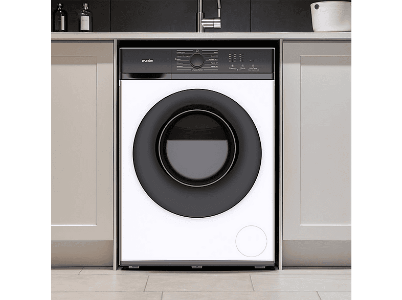 Lavadora carga frontal - Wonder WL7202AI, 7 kg, 11 programas, Blanco
