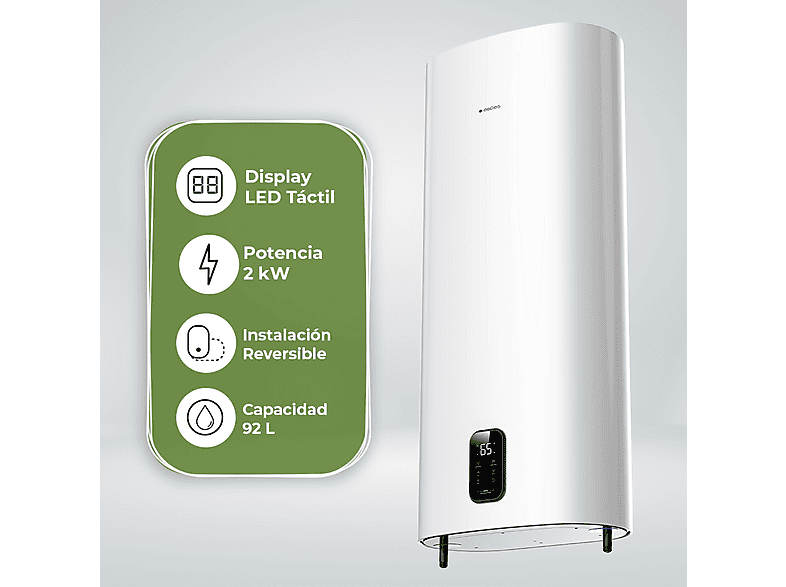 Termo eléctrico - Aspes AT10000DDW, Blanco