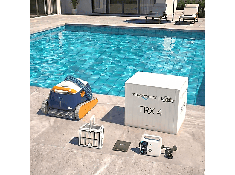 Robot limpiafondos - Dolphin TRX 4, Azul