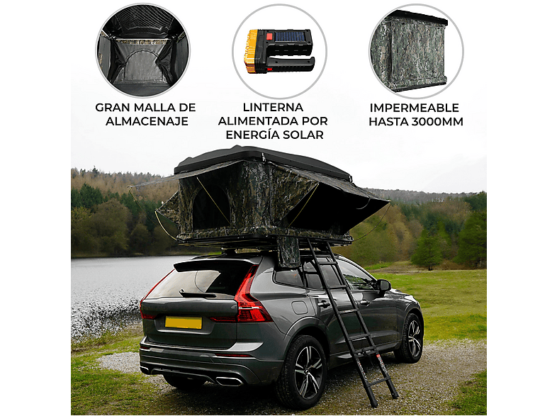 Tienda de campaña - Monster Para Techo de Coche - Camuflaje