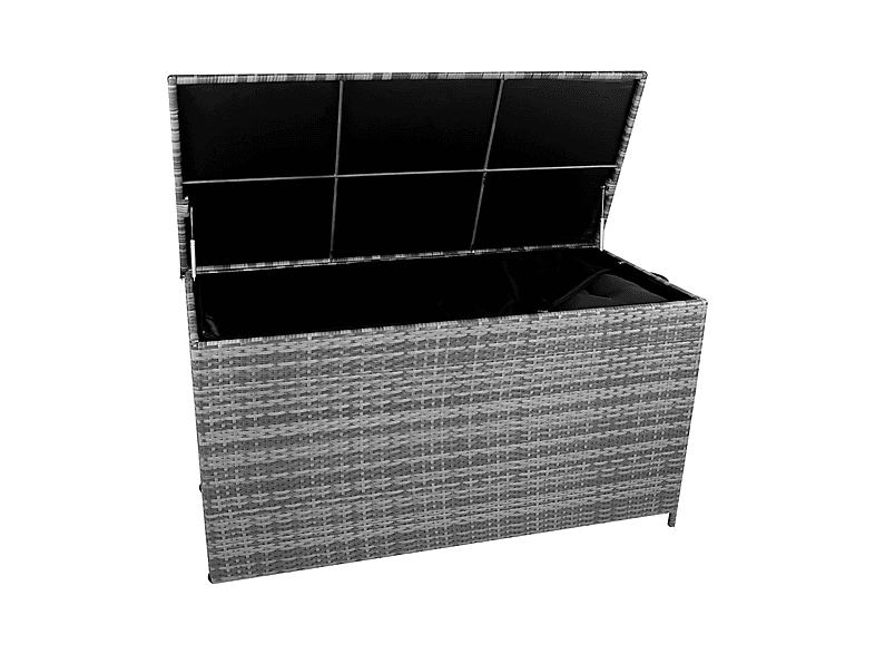 Baúl de exterior - Monster 700L, 155 cm x 69 cm x 80,5 cm, Gris