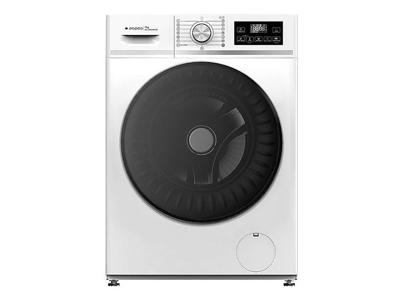 Lavadora carga frontal - Aspes AL7206AIDVB, 7 kg, 16 programas, Blanco