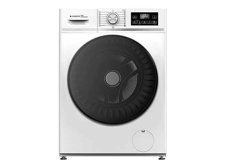 Lavadora carga frontal - Aspes AL6205AIDV, 6 kg, 16 programas, Blanco