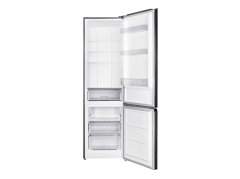 Frigorífico combi - Aspes AC2602ENFDX, Altura 201 cm, Capacidad 326 l, Inox