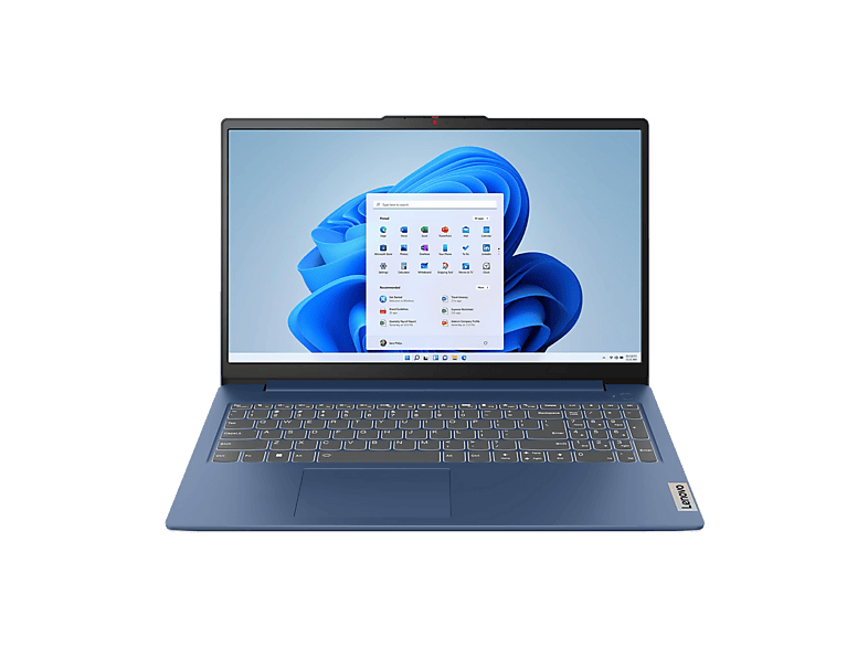 Portátil - Lenovo 82XQ012FSP, 15,6 " Full-HD, AMD Ryzen™ 5 7520U, 16 GB RAM, 512 GB SSD, FreeDOS (Sin sistema operativo), idioma del teclado: ES, Azul