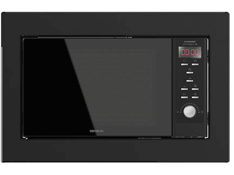 Microondas integrable - Cecotec GrandHeat 2350 Built-in Black, 1401 W, 6 potencia, 23 l, Negro