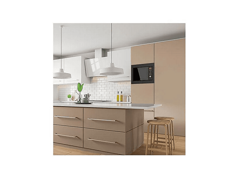 Microondas integrable - Cecotec GrandHeat 2350 Built-in Black, 1401 W, 6 potencia, 23 l, Negro