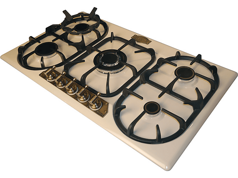 Placa de gas - Kaiser KG 9325, 5 zonas, 86 cm, Negro