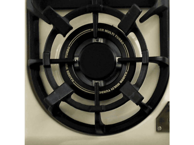 Placa de gas - Kaiser KG 6325 ElfEm Turbo, 4 zonas, 59 cm, Negro