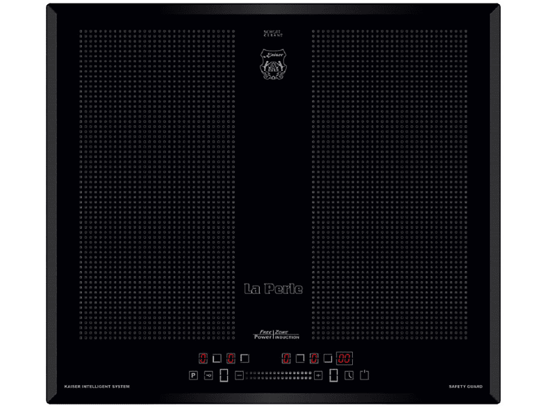 Placa de inducción - Kaiser 95081048, 4 zonas, 590 mm, Negro