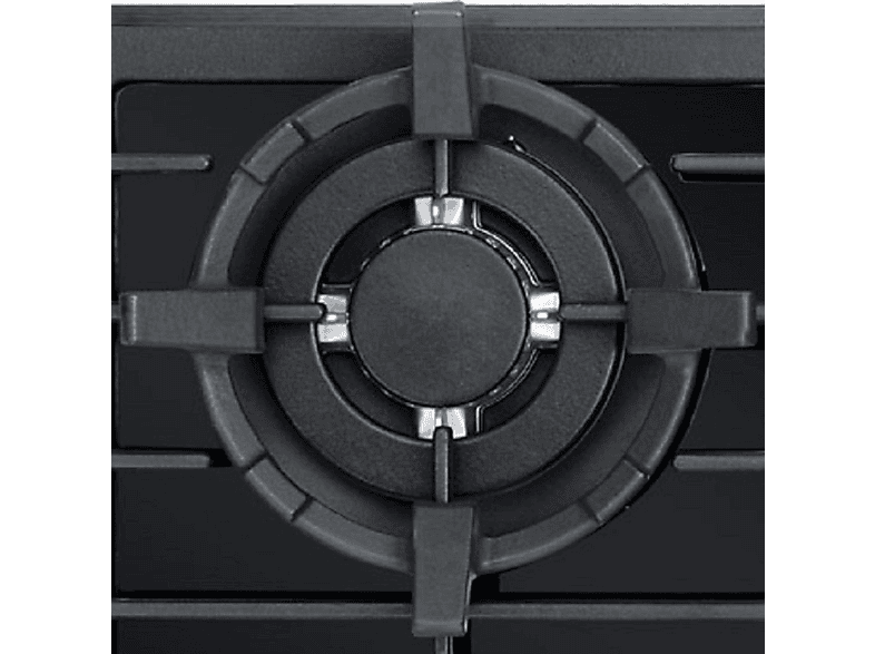 Placa de gas - Kaiser 95810716, 4 zonas, 51 cm, Negro