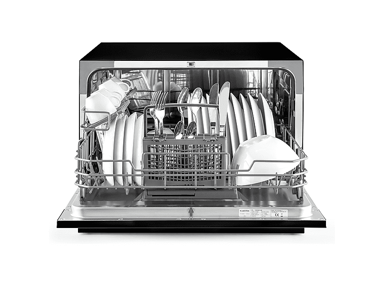 Lavavajillas compacto - Klarstein Amazonia 6, 6 servicios, 6 programas, 550 mm, Negro (ref. 86320886)