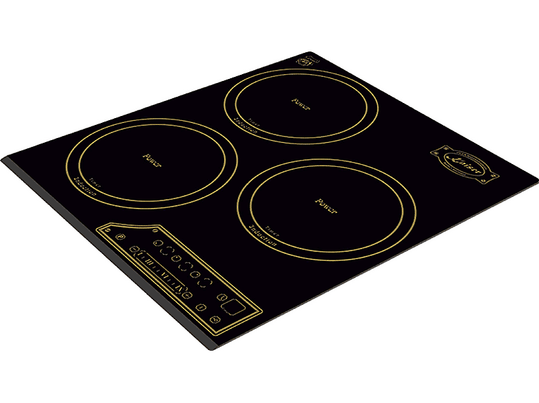 Placa de gas - Kaiser EH 4747, 3 zonas, 45 cm, Negro