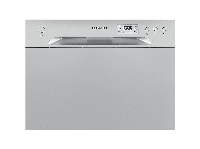 Lavavajillas compacto - Klarstein Amazonia 6, 6 servicios, 6 programas, 550 mm, Acero inoxidable