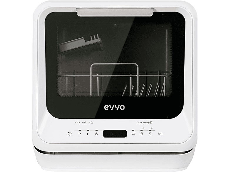 Lavavajillas compacto - Evvo MINI D TRIP, 3 programas, 42,0 cm, Blanco