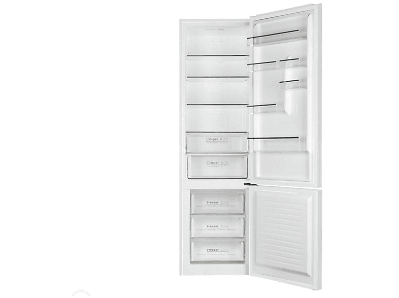 Frigorífico combi - Evvo F60, No Frost, Altura 200 cm, Blanco