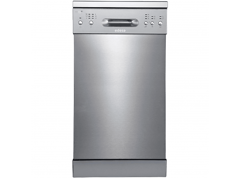 Lavavajillas Libre instalacion 45 cm - Edesa EDW-4610 X, 10 servicios, 6 programas, 44,8 cm, Acero inoxidable