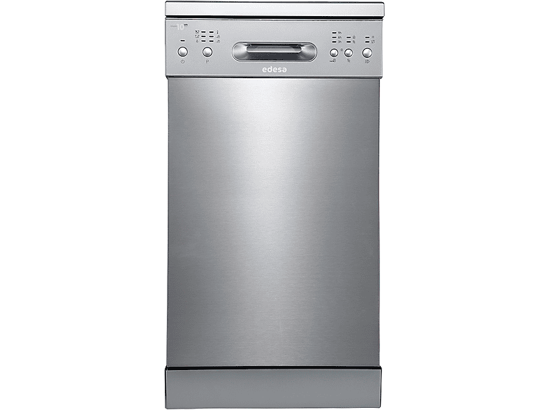 Lavavajillas Libre instalacion 45 cm - Edesa EDW-4610 X, 10 servicios, 6 programas, 44,8 cm, Acero inoxidable