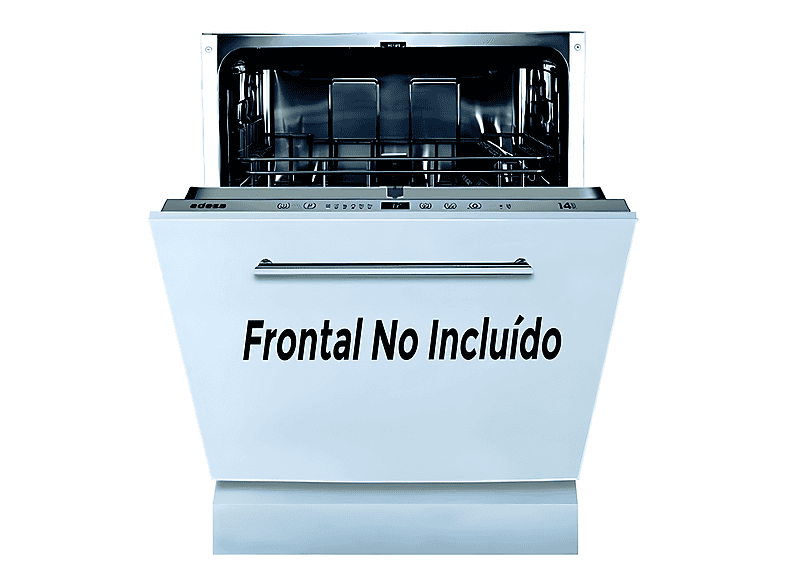 Lavavajillas integrable 45 cm - Edesa EDB4610I, 14 servicios, 5 programas, 44,8 cm