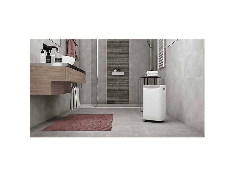 Deshumidificador - Olimpia Splendid 02063, 2 l, 75 m³, Blanco