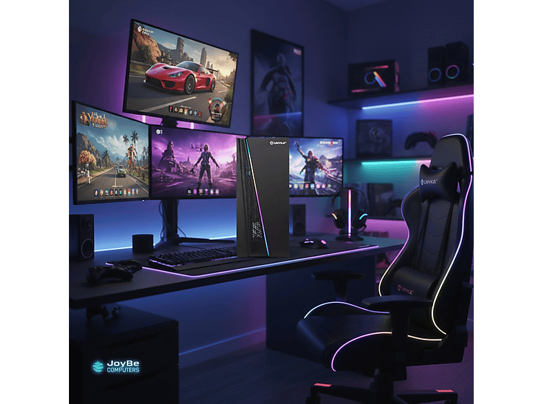 PC Gaming - Joybe Computers AMD Ryzen 7 5700G / RAM 32 GB / M.2 Nvme 512 GB SSD / Graphics AMD Radeón RX Vega 8, 32 GB RAM, Radeon™ RX Vega 8, Negro