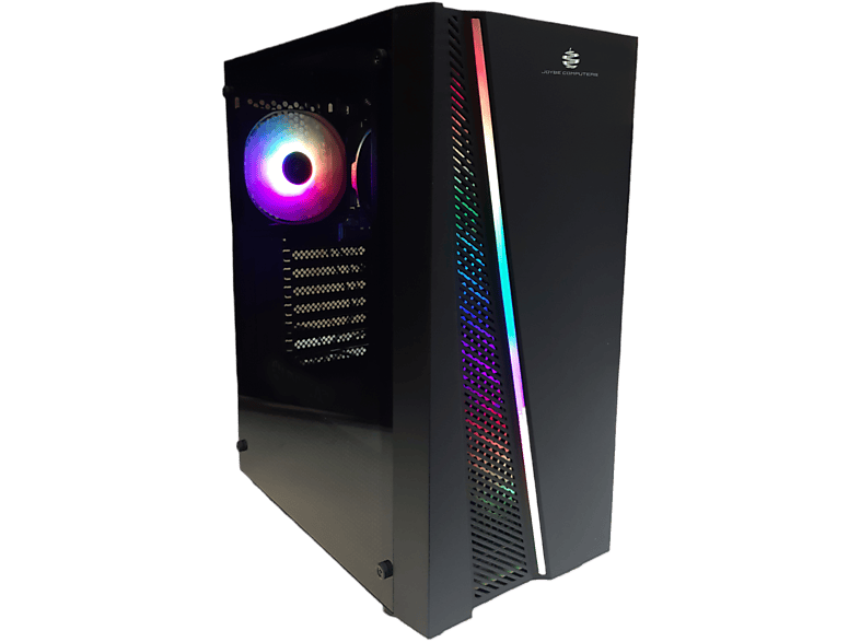 PC Gaming - Joybe Computers AMD Ryzen 7 5700G / RAM 16 GB / M.2 Nvme 512 GB SSD / Graphics AMD Radeón RX Vega 8, 16 GB RAM, Radeon™ RX Vega 8, Negro