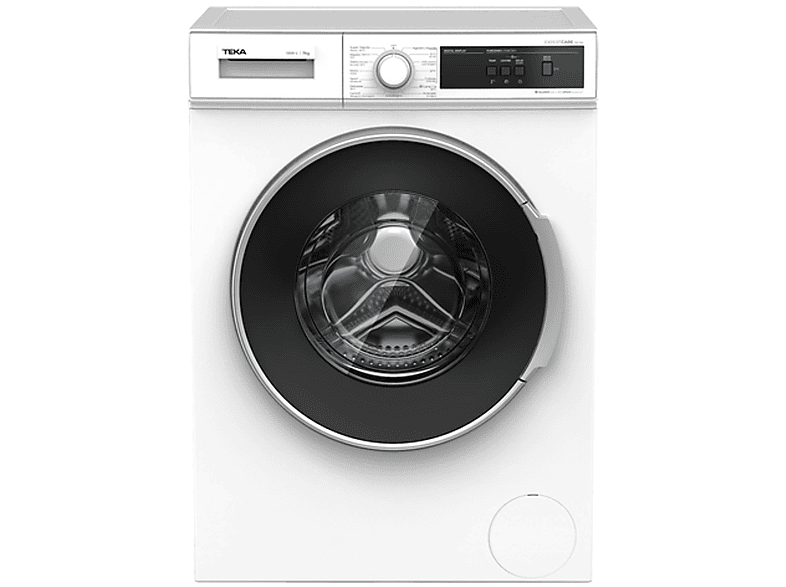 Lavadora carga frontal - Teka WMT 40720 WH, 7 kg, 15 programas, Blanco