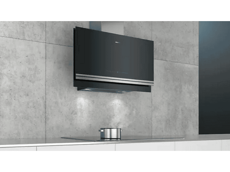 Campana decorativa - Siemens LC97FVW60, 3 velocidades, 730 m³/h, 890 mm, Negro