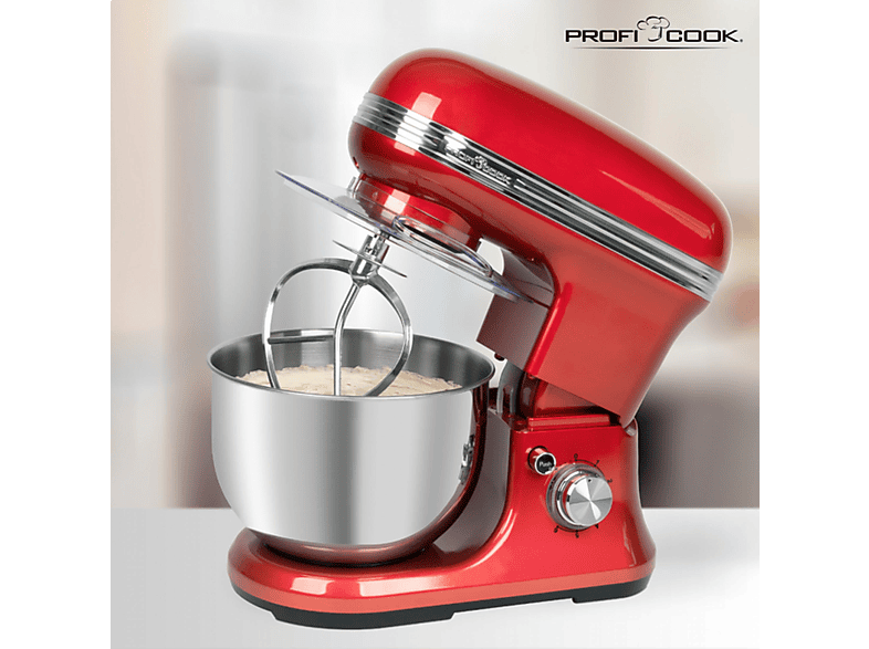 Amasadora - Proficook 501197, 1200 W, 5 l, Inox