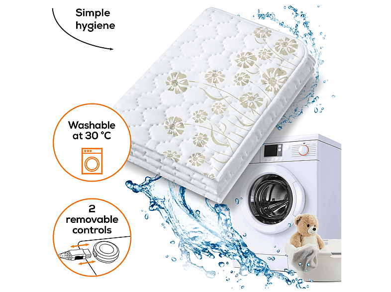 Calientacamas - Beurer BEU4211125318055, 120 W, Blanco