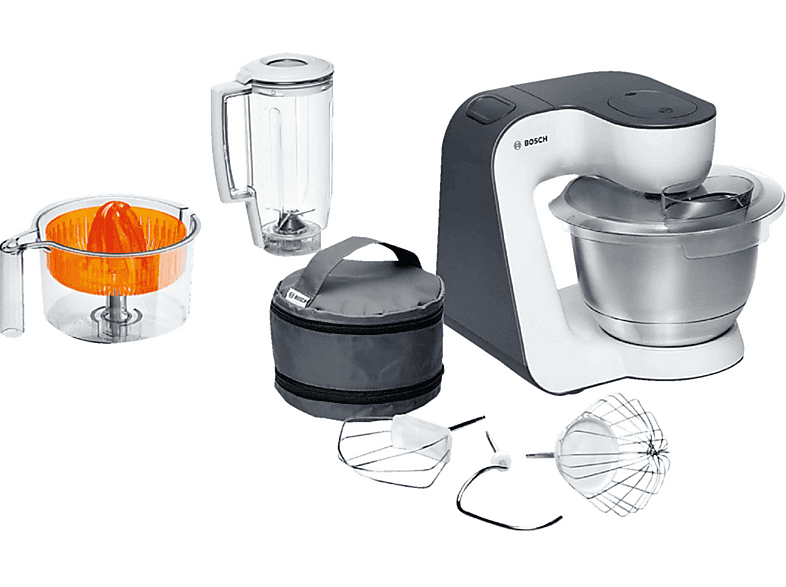 Robot de cocina - Case Logic MUM 50123 ROBOT, 800 W, 1,25 l, Blanco