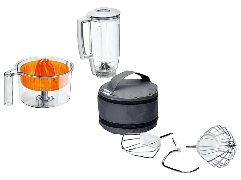 Robot de cocina - Case Logic MUM 50123 ROBOT, 800 W, 1,25 l, Blanco