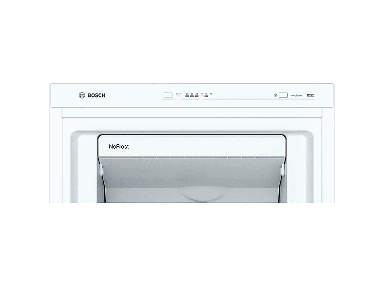 Congelador vertical - Bosch GSN33VWEP, 225 l, 176 cm, Blanco