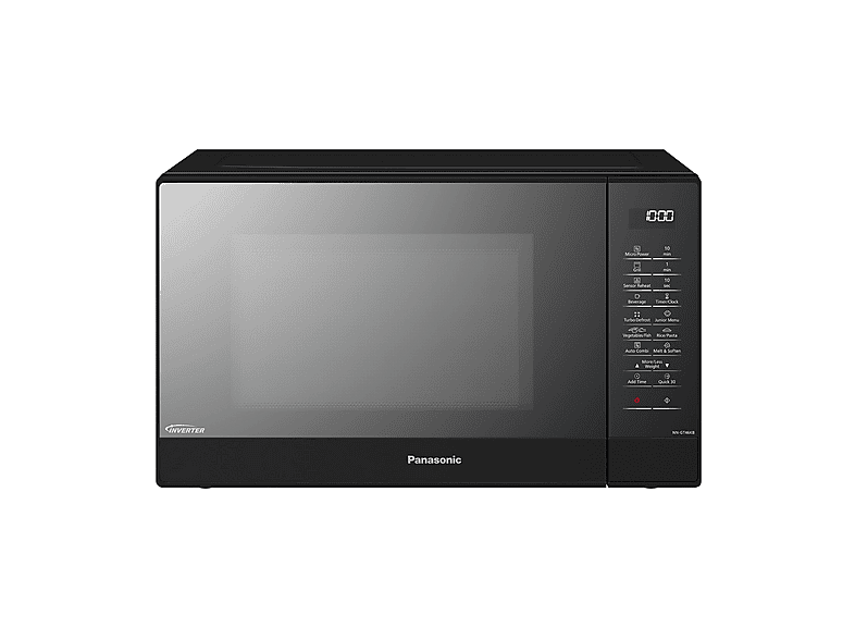 Microondas libre instalación - Panasonic NN-GT46KB, 1000 W, 7 potencia, 31 l, Negro