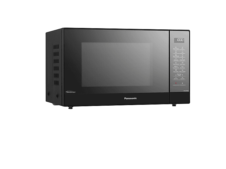 Microondas libre instalación - Panasonic NN-GT46KB, 1000 W, 7 potencia, 31 l, Negro