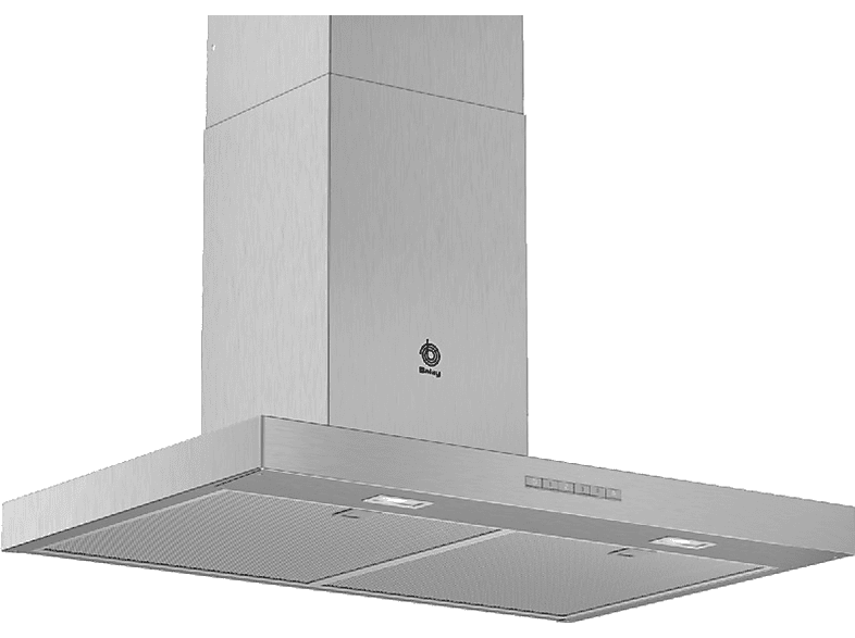 Campana decorativa - Balay 3BC077EX, 3 velocidades, 720 m³/h, 750 mm, Inox