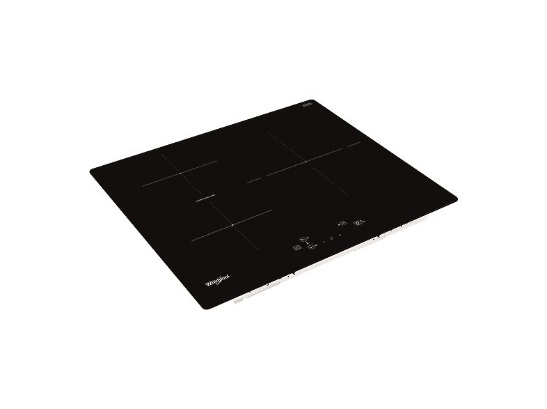 Placa inducción - Whirlpool WB Q4860 NE, 3 zonas, 590 mm, Negro