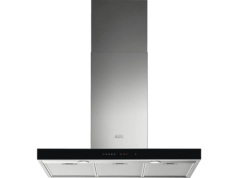 Campana decorativa - AEG DBE5961HG, 3 velocidades, 700 m³/h, 898 mm, Inox