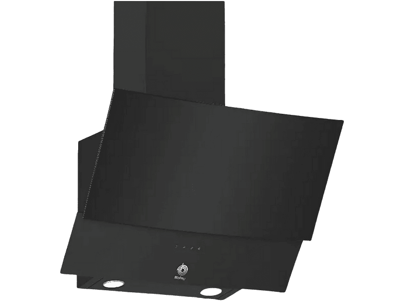 Campana decorativa - Balay 3BC565GN, 3 velocidades, 593 m³/h, 600 mm, Negro