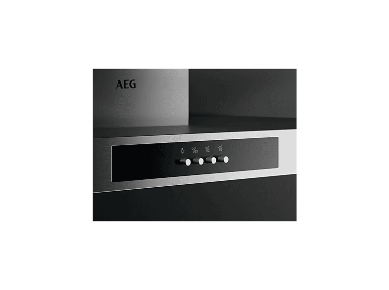 Campana decorativa - AEG DBB3951M, 3 velocidades, 600 m³/h, 71 cm, Inox