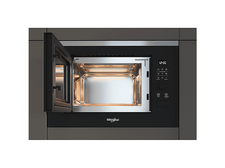 Microondas - Whirlpool WMF250G, 900 W, 7 potencia, 25 l, Negro