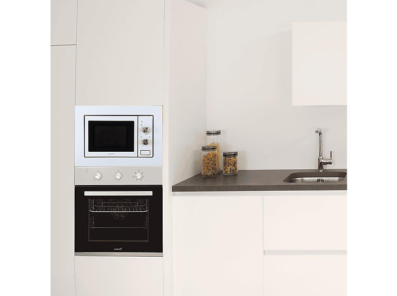 Microondas integrable - Cata 07510003 MMA 20 WH (NOVEDAD), 1000 W, 5 potencia, 20 l, Blanco