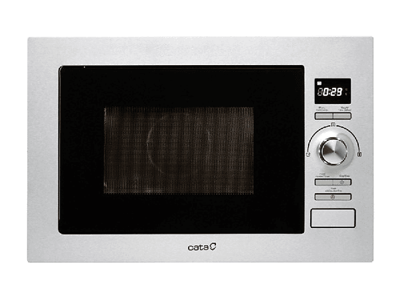 Microondas integrable - Cata 07510300 MC25D, 1000 W, 5 potencia, 25 l, Inox