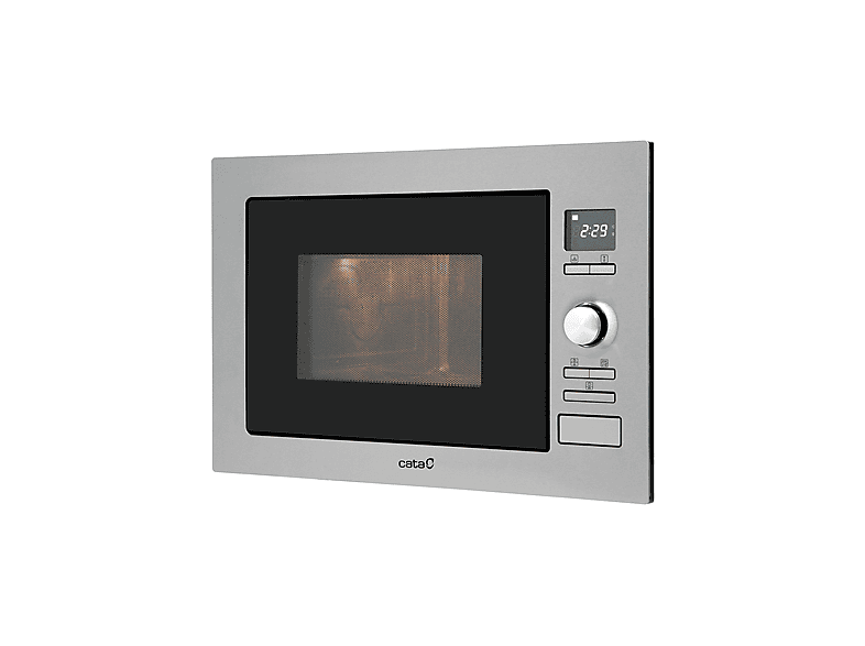 Microondas integrable - Cata 07510300 MC25D, 1000 W, 5 potencia, 25 l, Inox