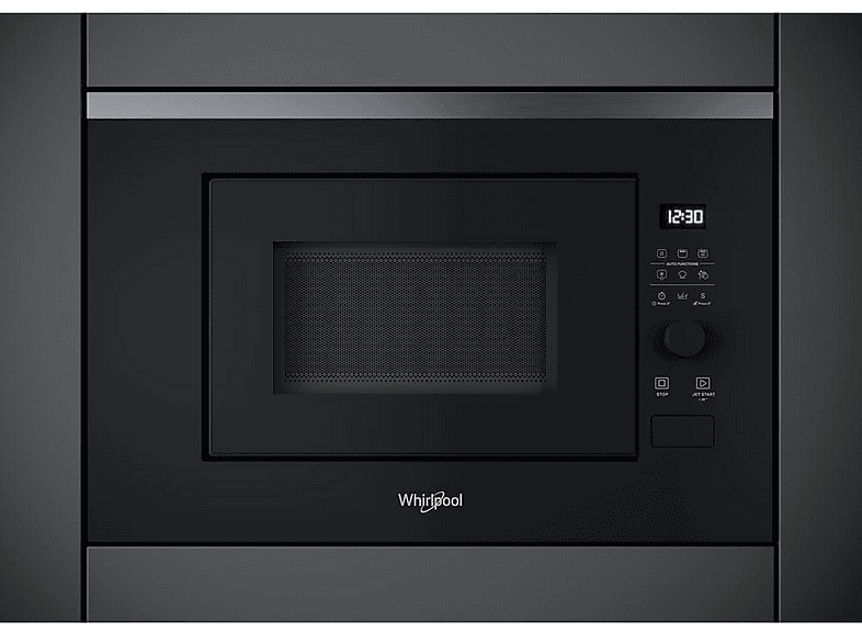 Microondas - Whirlpool WMF201G, 1 kW, 6 potencia, 20 l, Negro